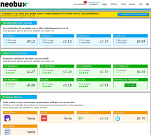 neobux paga por pesquisas